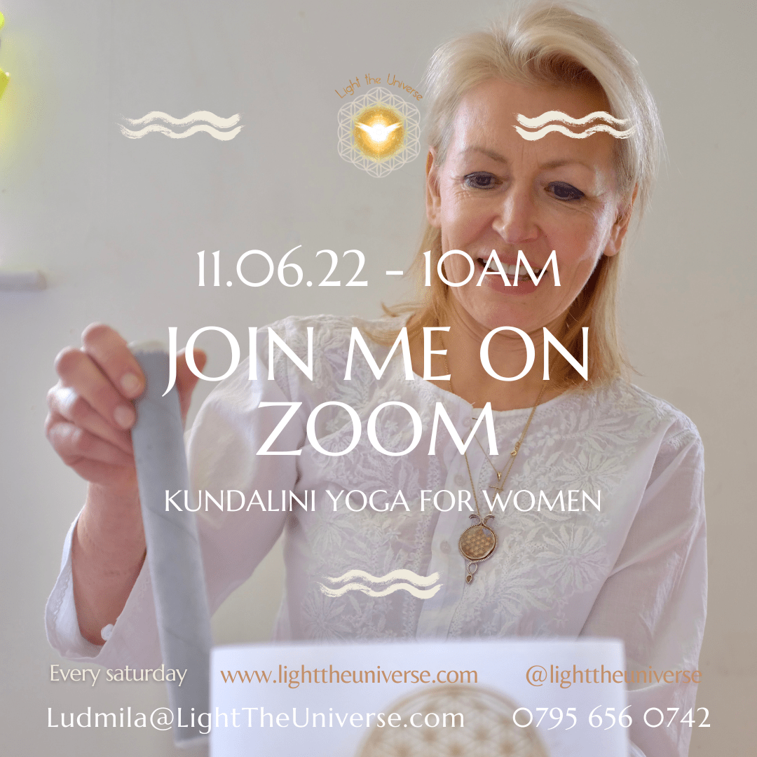 ZOOM LIVE KUNDALINI FOR WOMEN ON SATURDAY @10AM